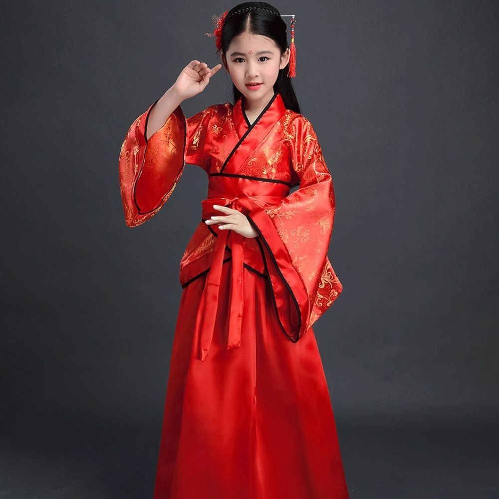 Robe Silk Women - Moda Etnik çocuk Antik Kostümleri Baskılı