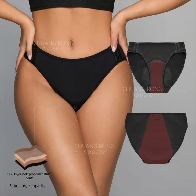 Period Panty Absorbent - Büyük Beden Kadınlar İçin Kolay Giyilebilir