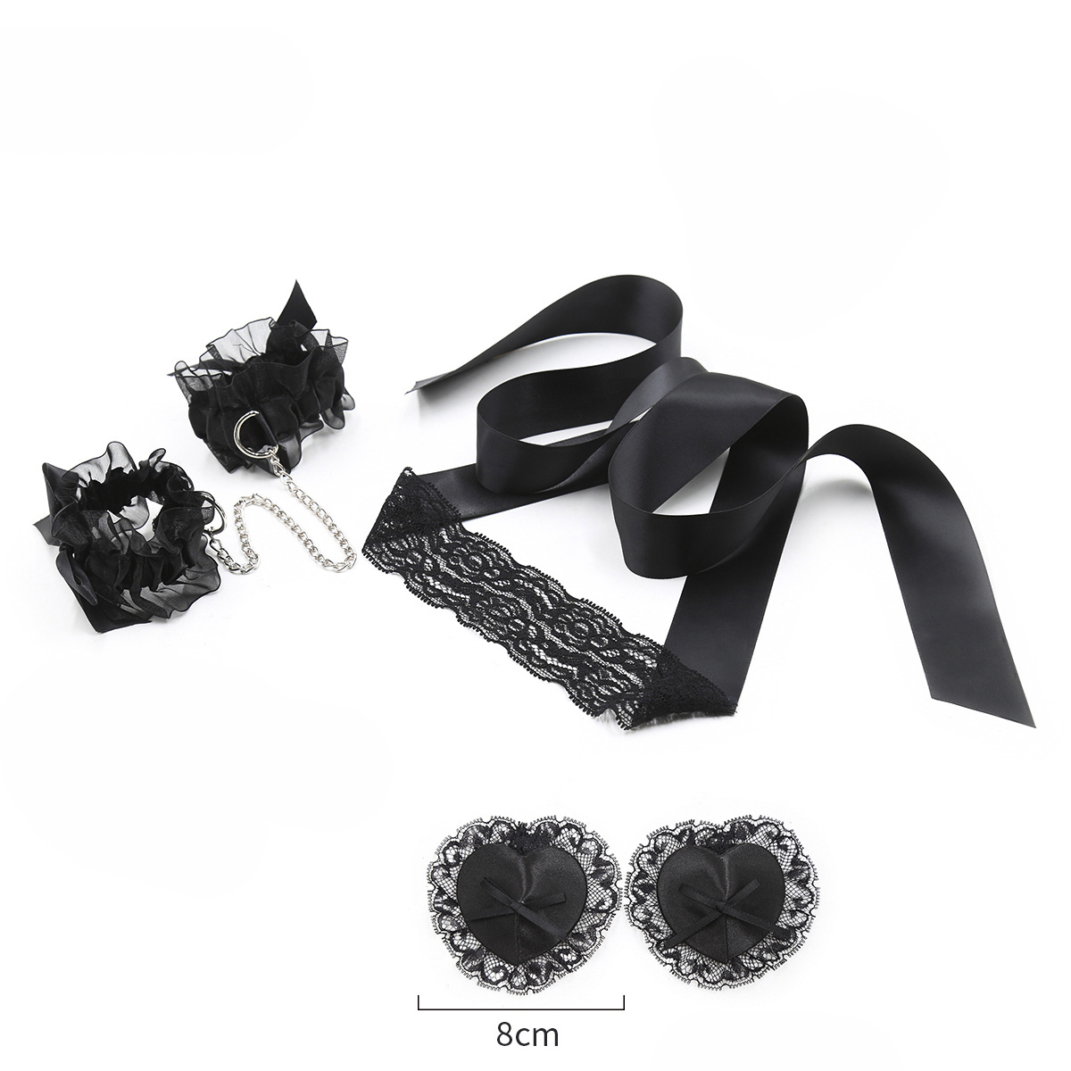 Nipple Cover Pasties - Dantel Seks Oyuncak Seti Yetişkin Kelepçe