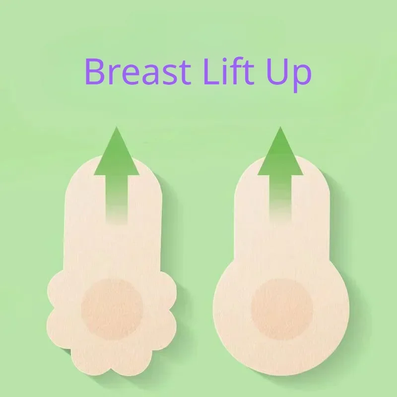 Silicone Bra Adhesive - 10 adet kadın Görünmez Meme Kaldırma
