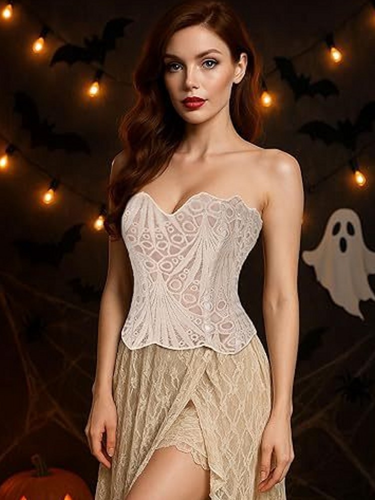 Dantelli Kadın Korse Üstü Kadı - Cami Top Lace incelemesi ve fiyatı