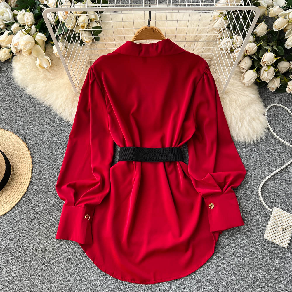Ele Uzun Kollu Beyaz irt Dr Ka - Corset Waist Cinch incelemesi ve fiyatı