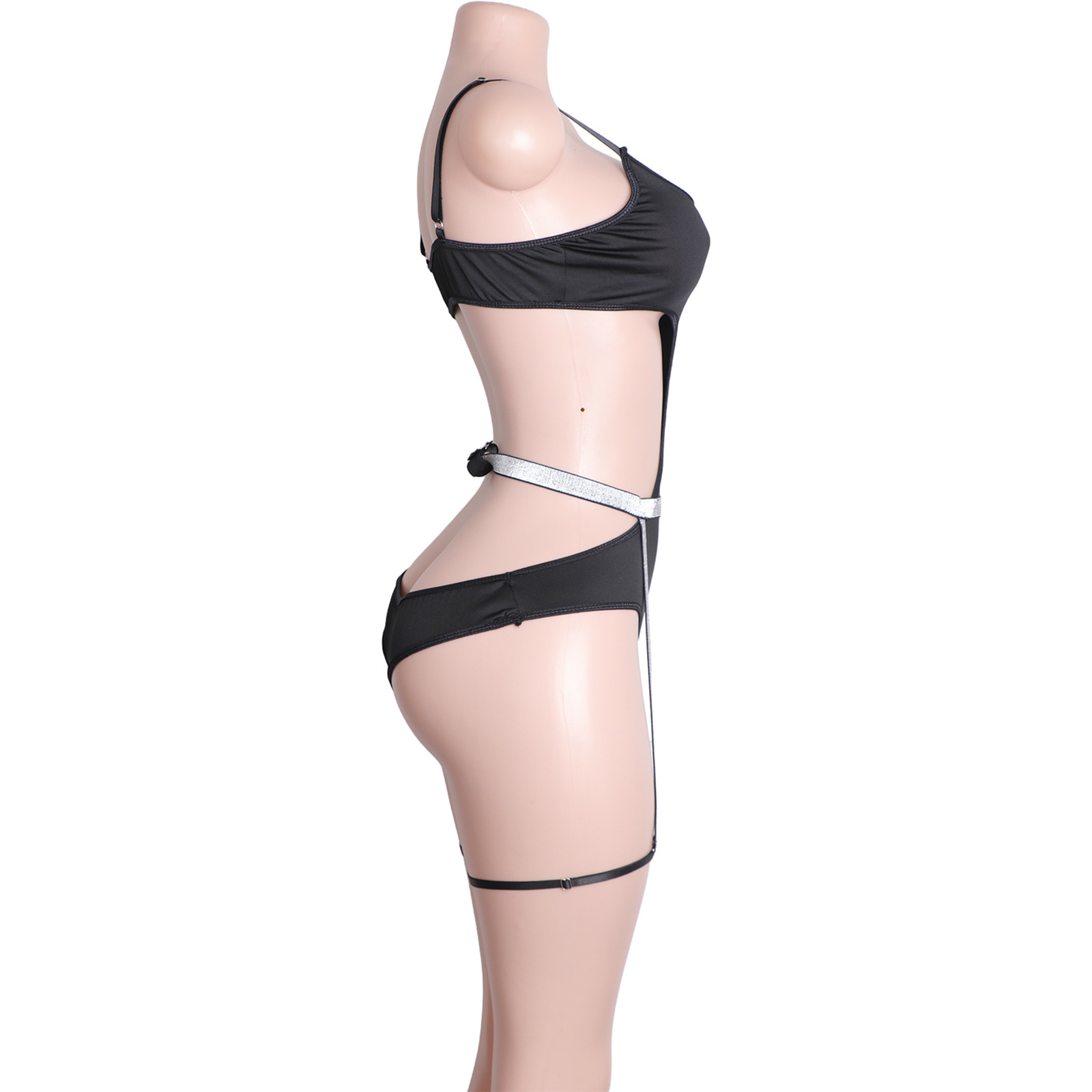 Özel Tasarım Rhinestone'lu Pol - Garter Belt Set incelemesi ve fiyatı