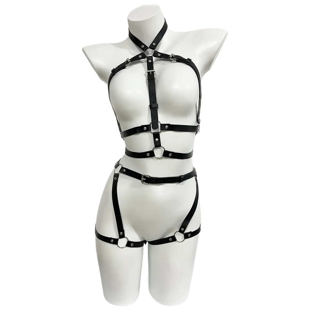 Kadınlar için koşum Pu Deri Ba - Garter Belt Set incelemesi ve fiyatı