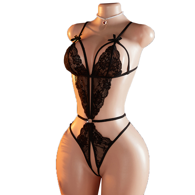 Şeffaf Seksi Tek parça Içi Boş - Lace Teddy Lingerie incelemesi ve fiyatı