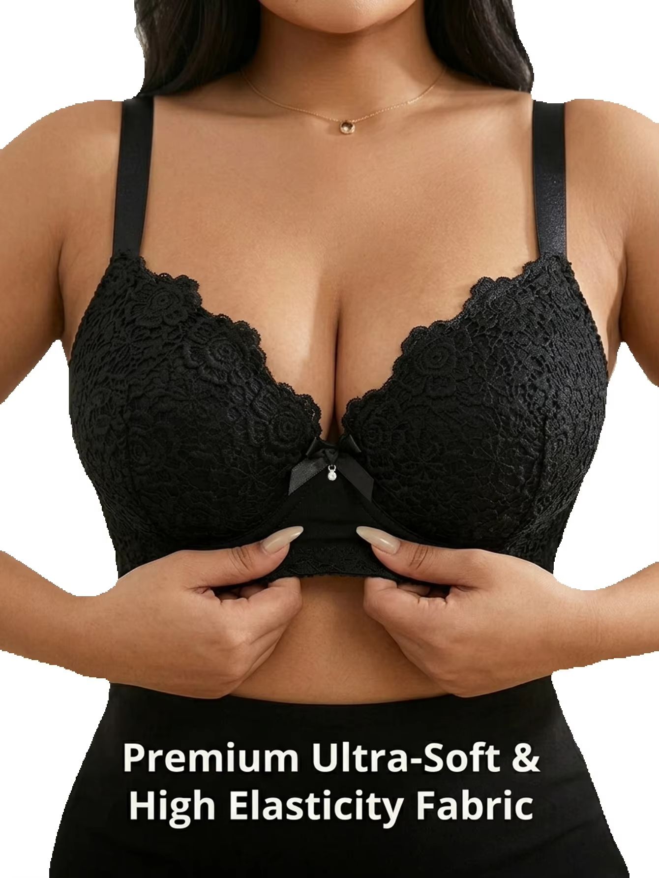 Kadın Büyük Beden Çiçek Desenl - Push Up Bra Padded incelemesi ve fiyatı