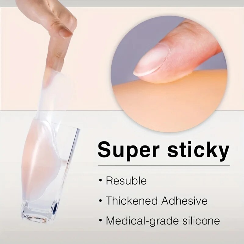 1Pairs silikon meme kapağı yuk - Silicone Bra Adhesive incelemesi ve fiyatı