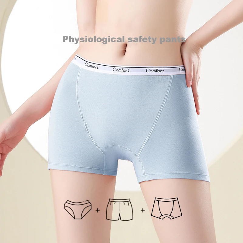 1 adet pamuk kadın regl külot  - Boyshort Underwear incelemesi ve fiyatı