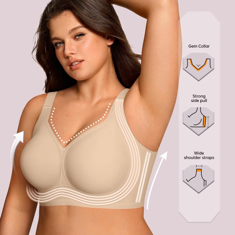 Büyük Beden Kablosuz Jöle Süty - Push Up Bra Padded incelemesi ve fiyatı