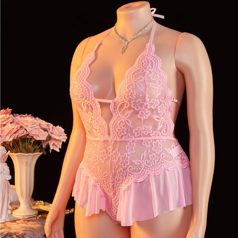 Artı Boyutu 1XL-4XL Teddy pers - Lace Teddy Lingerie incelemesi ve fiyatı