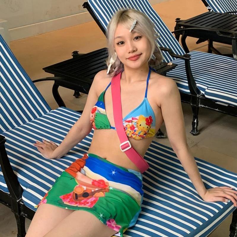 Y2K Kızlar Kawaii Hello Kitty  - Thong Bikini Women incelemesi ve fiyatı