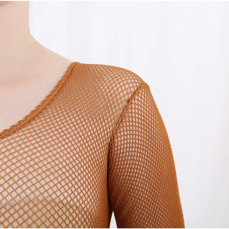 Latin Dansı Tam Vücut Tulumlar - Bodystocking Fishnet incelemesi ve fiyatı