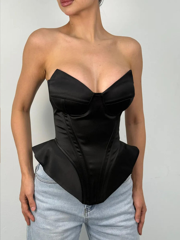 BKQU Seksi Kılçık Straplez Kor - Corset Waist Cinch incelemesi ve fiyatı