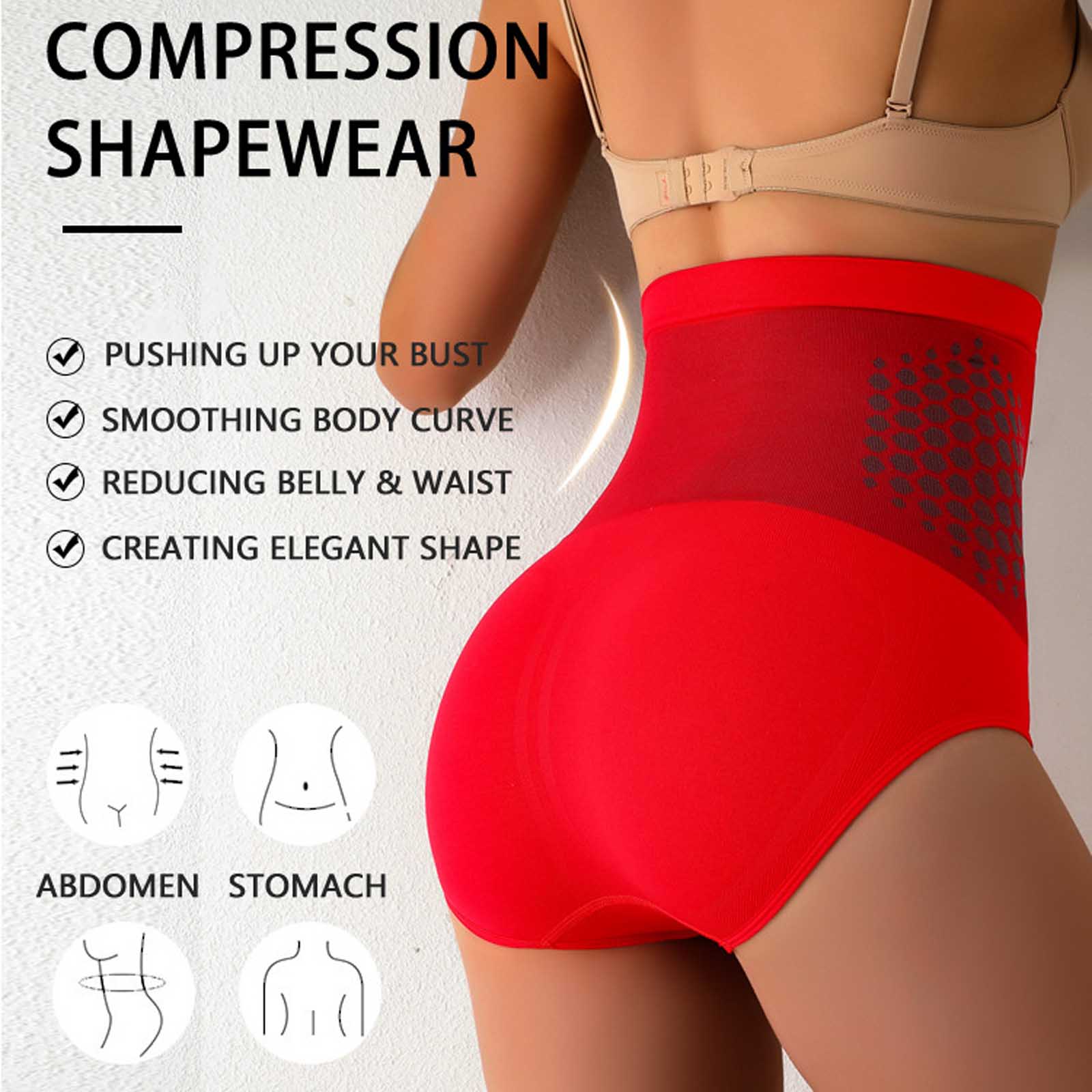 Yüksek Bel Göbek Kontrol Şekil - Seamless Underwear Women incelemesi ve fiyatı